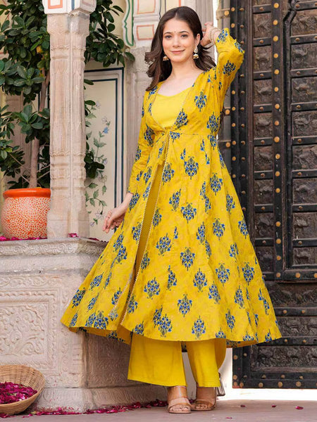 Women Floral Print Pant-Suit Set