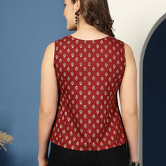 Women's Floral Print Top