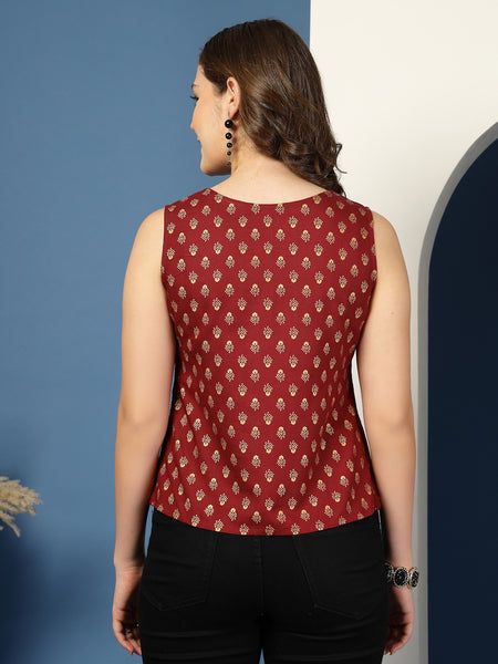 Women's Floral Print Top