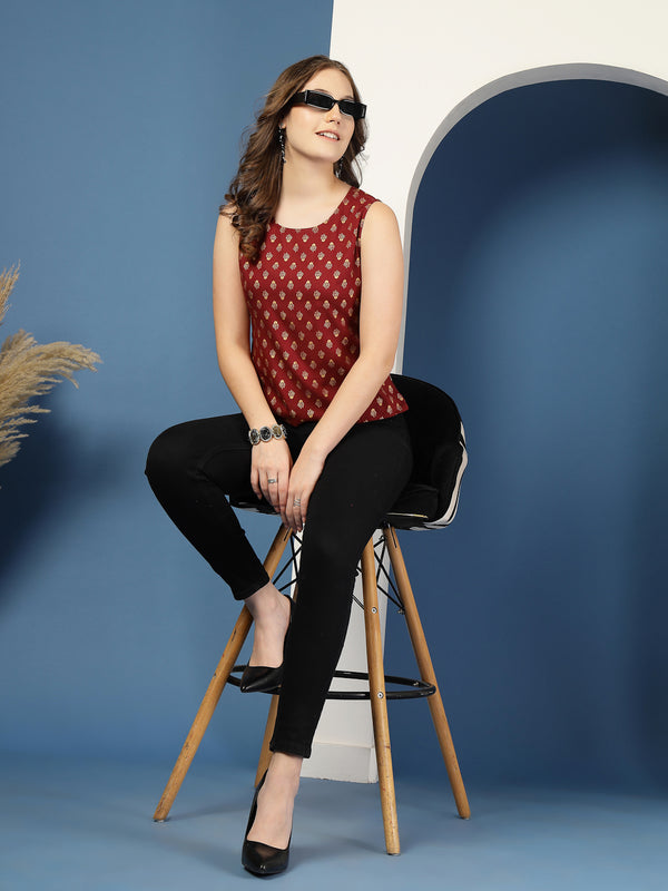 Women's Floral Print Top