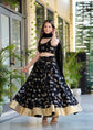 Women Flared Lehenga Choli Set with Dupatta