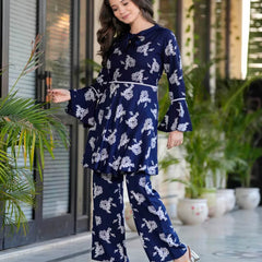 Women Floral Print 2-Piece Top & Pants Set