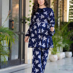 Women Floral Print 2-Piece Top & Pants Set