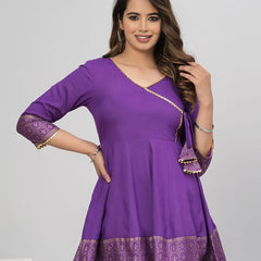 Women Lace Regular Fit Wrap Tunic