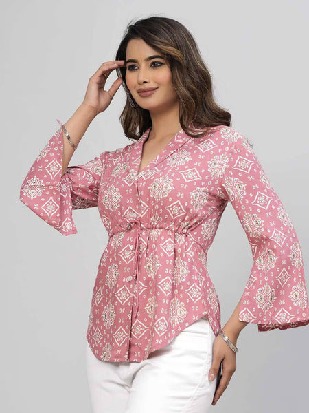 Women Floral Print Regular Fit Top