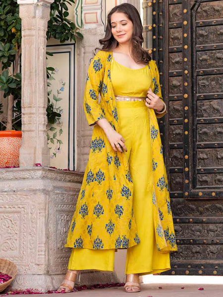 Women Floral Print Pant-Suit Set