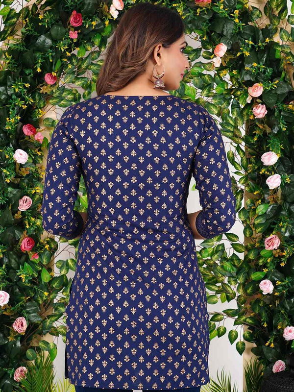 Women Floral Print Straight Kurta