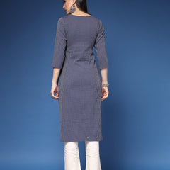 Women Striped Straight Kurta