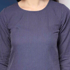 Women Striped Straight Kurta