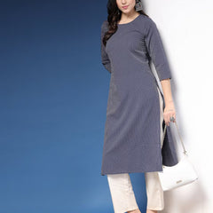 Women Striped Straight Kurta