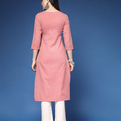 Women Striped Straight Kurta