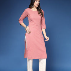 Women Striped Straight Kurta