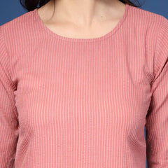 Women Striped Straight Kurta