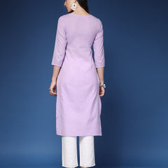 Women Striped Straight Kurta