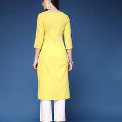 Women Striped Straight Kurta