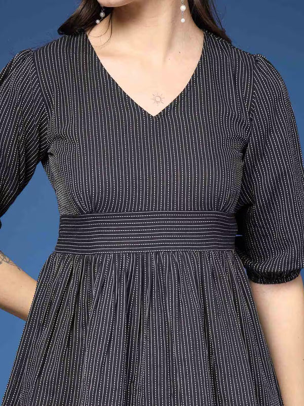 Women Striped 2-Piece Co-Ord Set