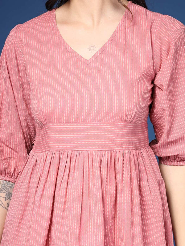 Women Striped 2-Piece Co-Ord Set