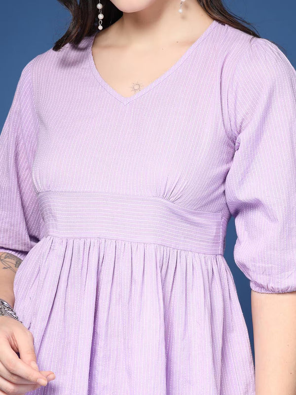 Women Striped 2-Piece Co-Ord Set