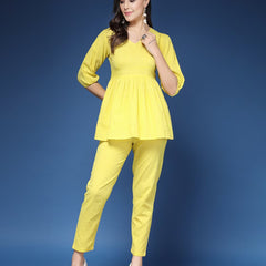 Women Striped 2-Piece Co-Ord Set
