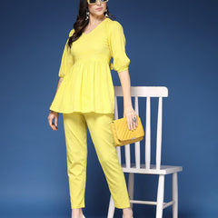 Women Striped 2-Piece Co-Ord Set