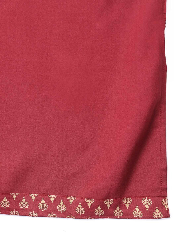 Women Printed Straight Kurta Set with Dupatta