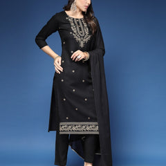 Embroidery Straight Kurta Set