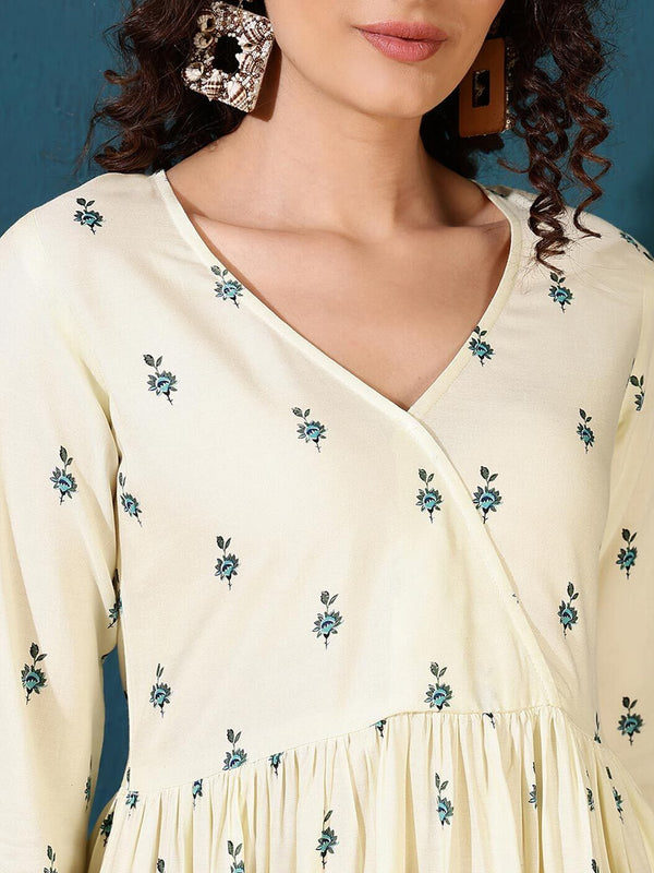 Women Floral Fit And Flare Dress