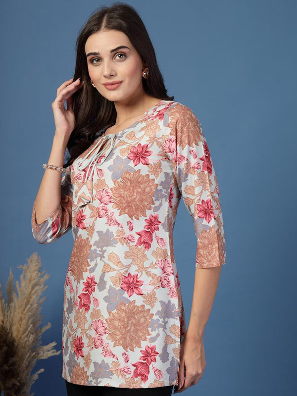 Women Floral Straight Kurta