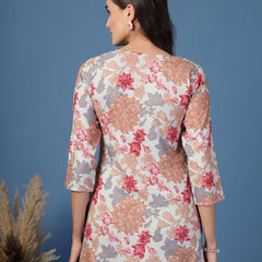 Women Floral Straight Kurta