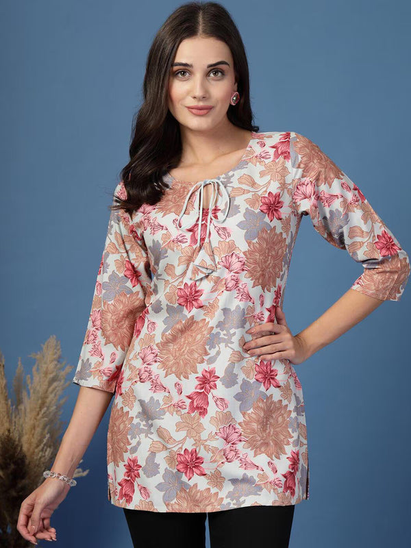 Women Floral Straight Kurta