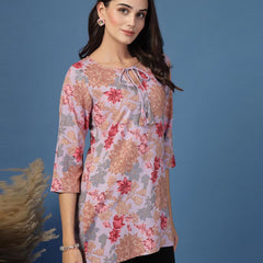 Women Floral Straight Kurta