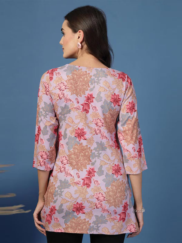 Women Floral Straight Kurta