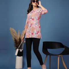 Women Floral Straight Kurta