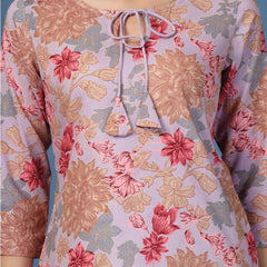 Women Floral Straight Kurta