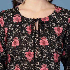 Women Floral Straight Kurta