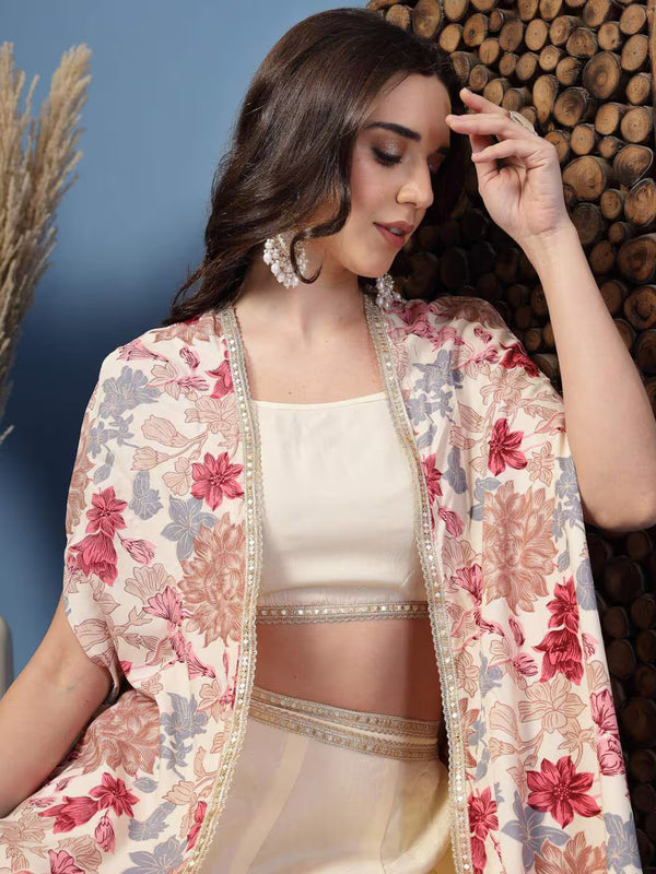 Women Printed 3-Piece Co-Ord Set
