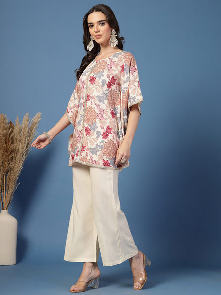 Women Floral Print A-Line Kurta Set
