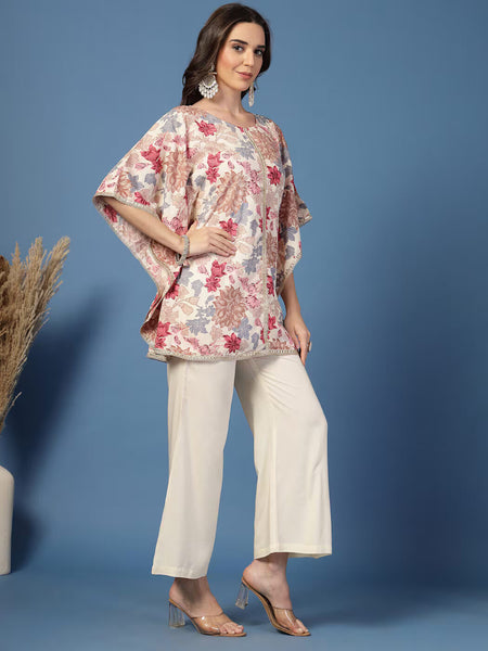 Women Floral Print A-Line Kurta Set