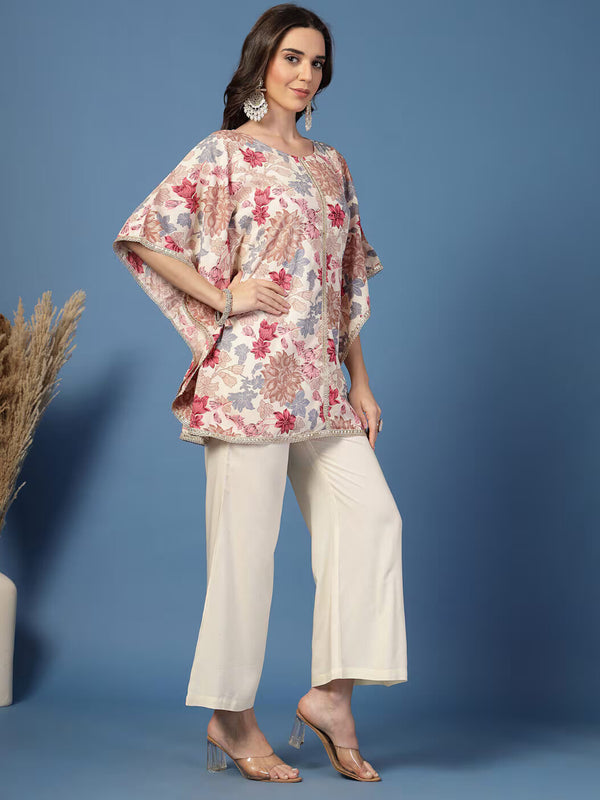 Women Floral Print A-Line Kurta Set