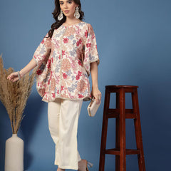 Women Floral Print A-Line Kurta Set