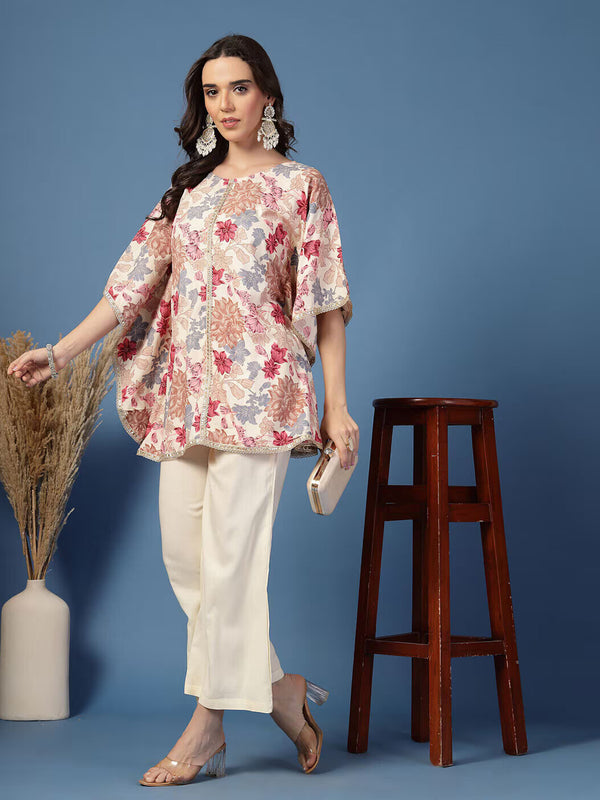 Women Floral Print A-Line Kurta Set