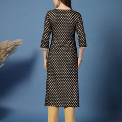 Women Floral Straight Kurta