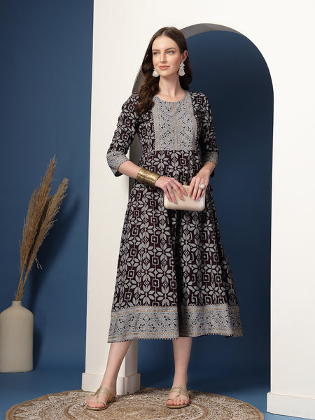Women’s Long Ethnic Dress
