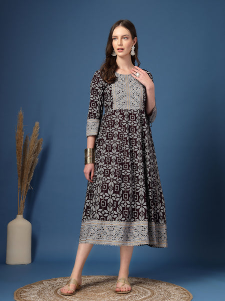 Women’s Long Ethnic Dress
