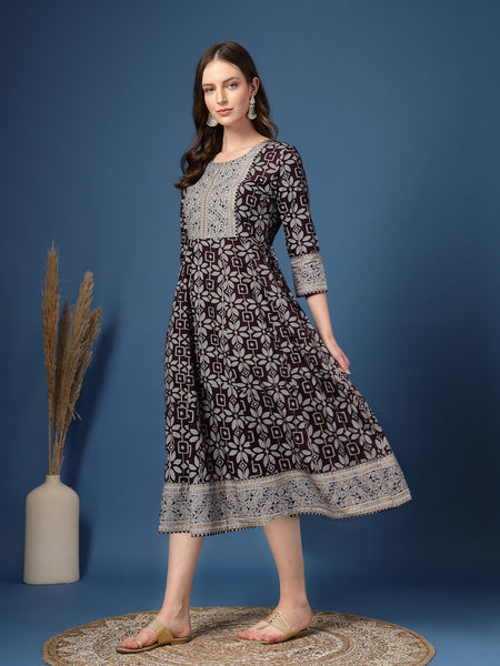 Women’s Long Ethnic Dress