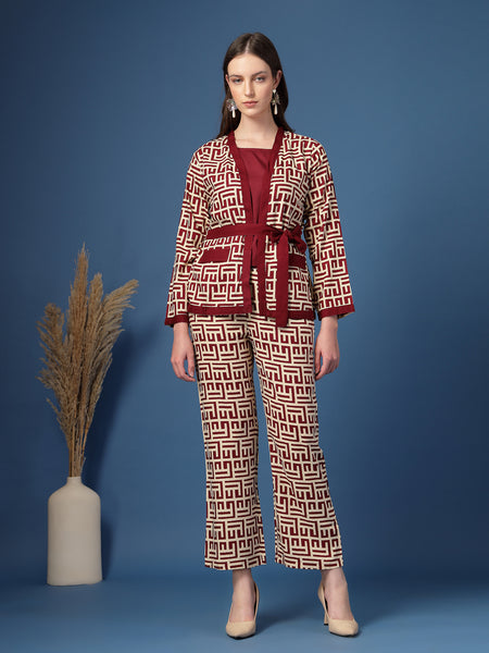 Women’s Geometric Co-Ord Set