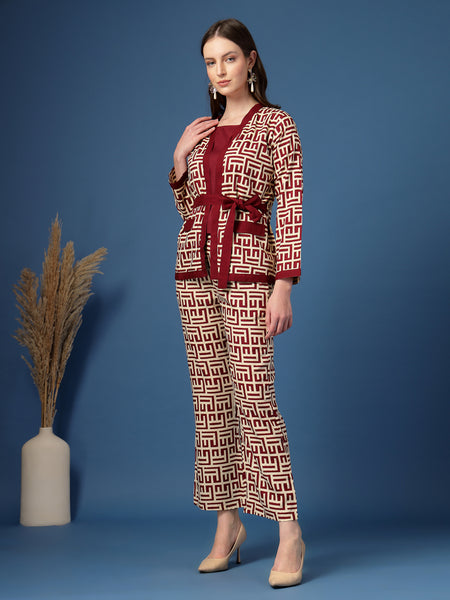 Women’s Geometric Co-Ord Set