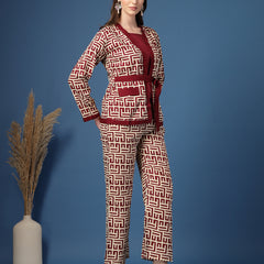 Women’s Geometric Co-Ord Set