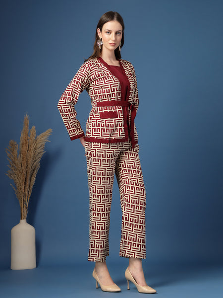 Women’s Geometric Co-Ord Set