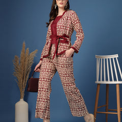 Women’s Geometric Co-Ord Set